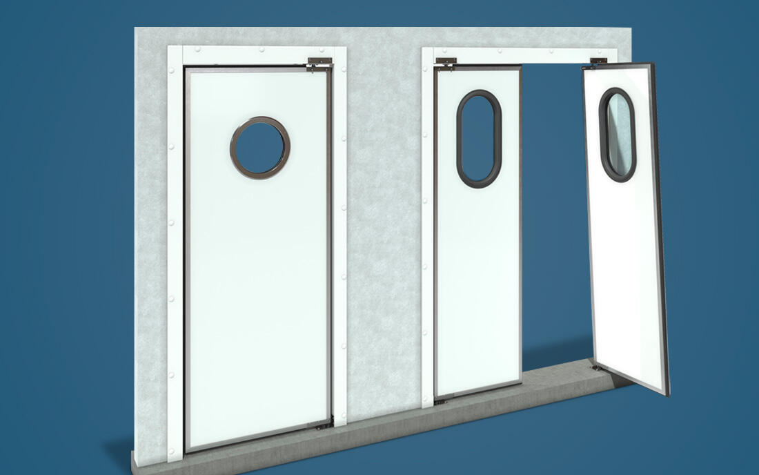 Двери маятниковые общего назначения МД(ОН)