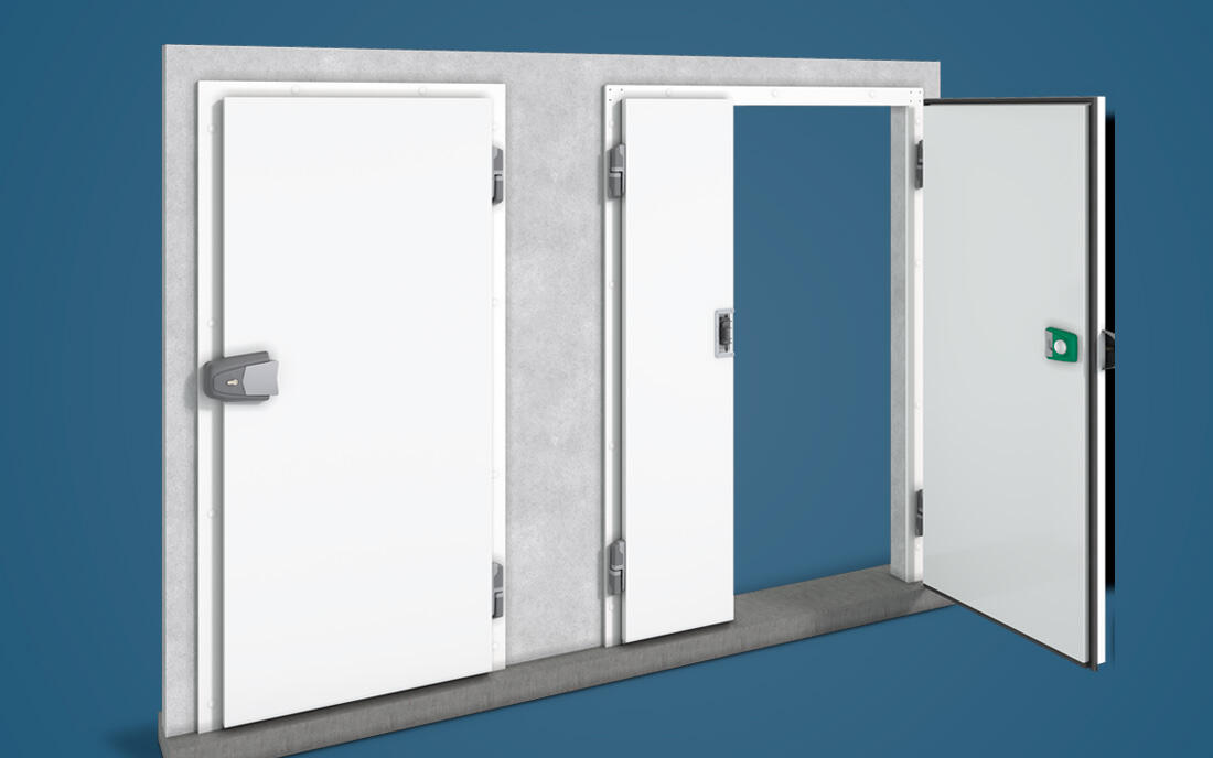 Распашные двери коммерческой серии РД (КС)