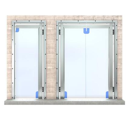 Маятниковые двери пленочные специального назначения МД(Пл-СН-Fix90)